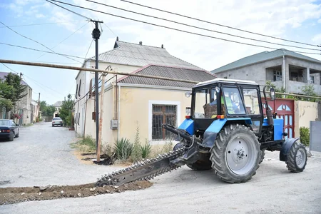 Yeni Ramanada mərkəzləşdirilmiş içməli su şəbəkəsi inşa olunur