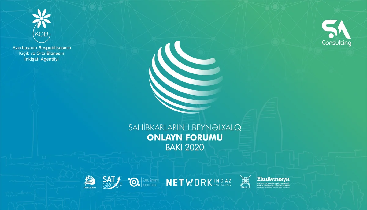 Sahibkarların I beynəlxalq onlayn forumu  keçiriləcək