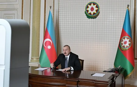 President Aliyev holds videoconference with CISCO executives