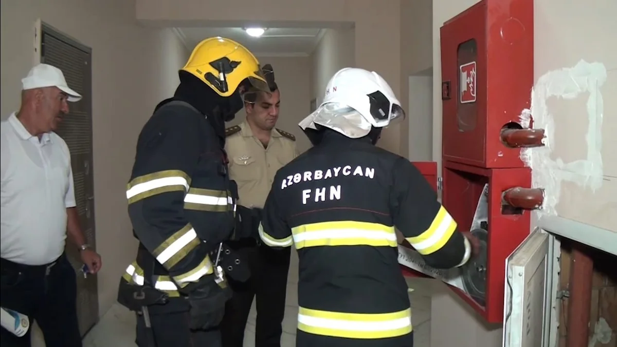 FHN növbəti şərti yanğın təlimi keçirib