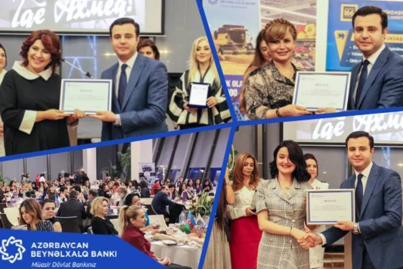 “Azərbaycan Beynəlxalq Bankı” qadın sahibkarları mükafatlandırıb