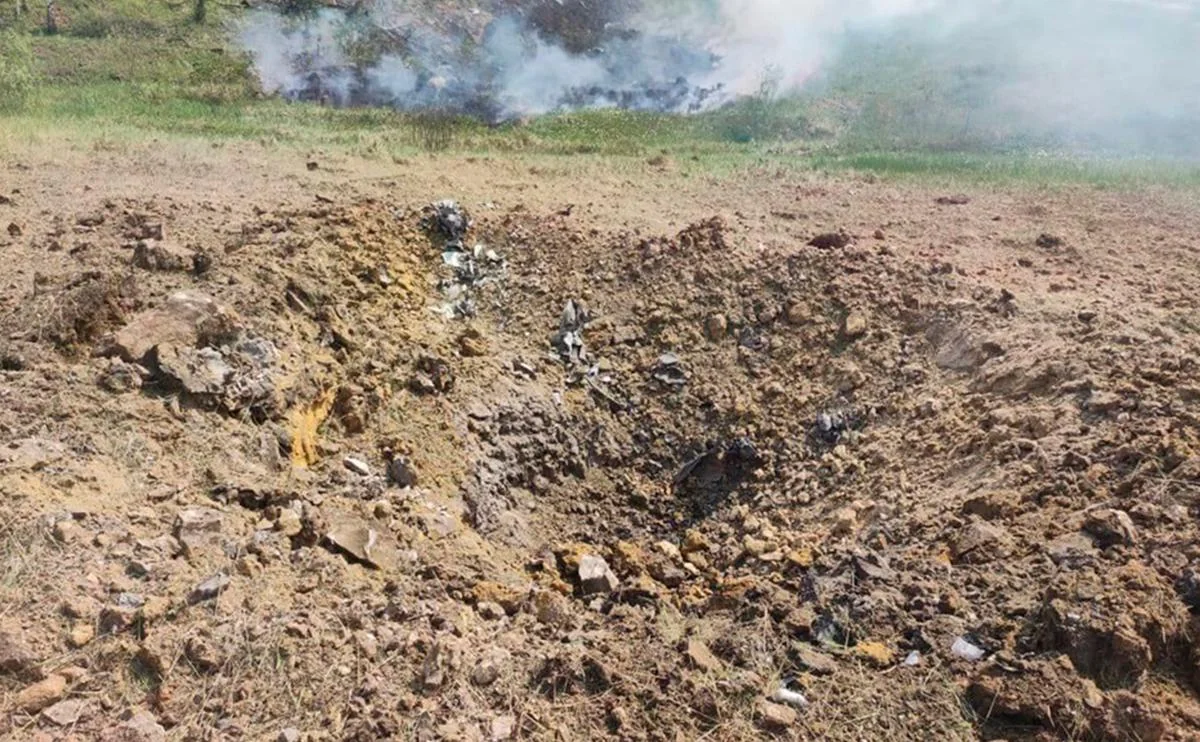 UFO falls in Kaluga Oblast of Russia