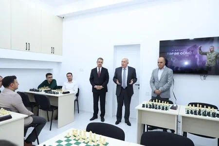 Bakıda yeni şahmat klubunun açılışı olub