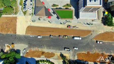 Bakıda “Cavanşir” körpüsünün ərazisində yeni yolun inşası yekunlaşır