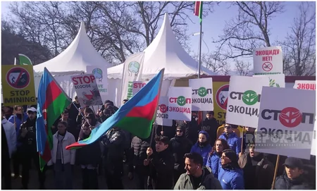 Protest on Khankandi-Lachin road continues, protestors singing patriotic songs - VIDEO