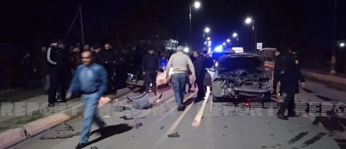 Cəlilabadda iki avtomobil toqquşub 