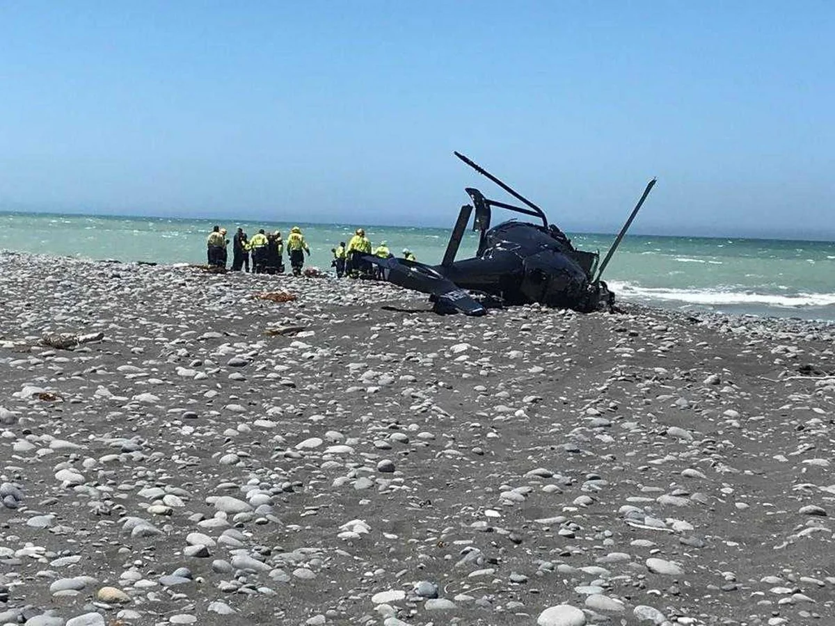 Two dead, three injured in New Zealand chopper crash
