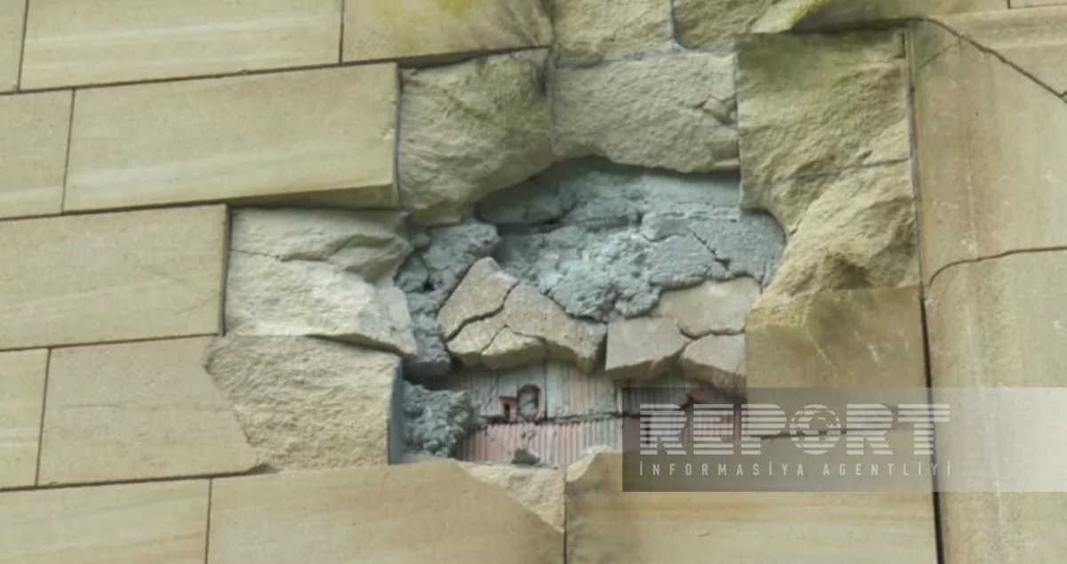 Balakəndə fərdi evi ildırım vurub, otaqlar dağılıb, divar deşilib