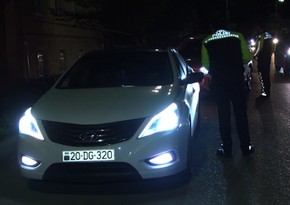 Gəncədə yol polisi reyd keçirdi