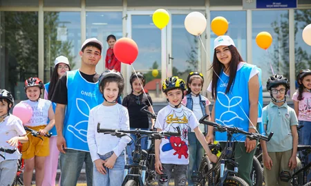 200 bicycles gifted to children across Azerbaijani districts at Leyla Aliyeva's initiative