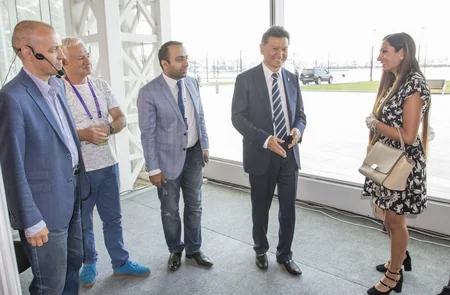 Arzu Aliyeva visits Baku Chess Olympiad venue, reviewed playing hall