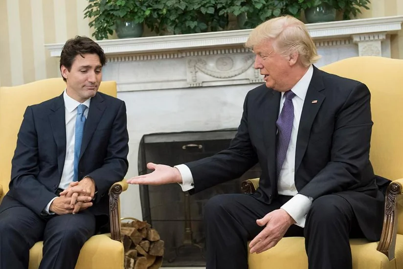 Трюдо переговорил с Трампом на фоне обещаний ввести пошлины на канадские товары