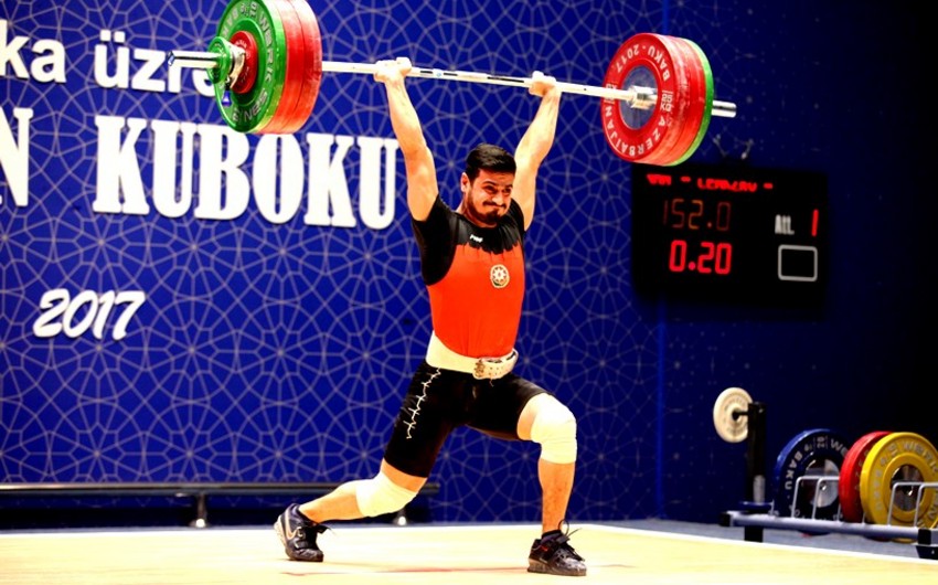 Kənan Əliquliyev ağır atletika üzrə Azərbaycan Kubokunda 77 kq çəki üzrə birinci yerə çıxıb