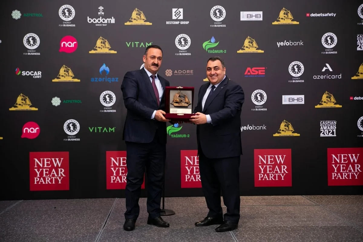 “Azneft” “Caspian Business Award 2021” mükafatı ilə təltif edilib