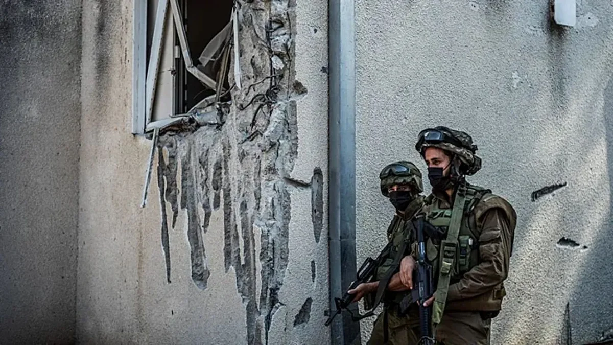 Israeli Army strikes on Hezbollah's military targets in Lebanon