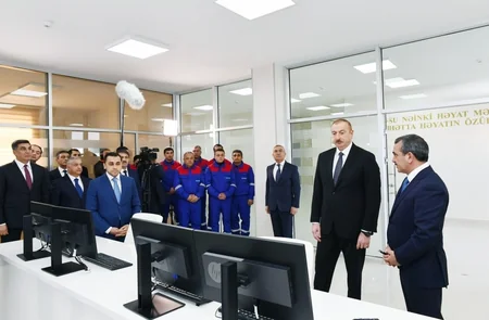 “Şəmkirçay” Sutəmizləyici Qurğular Kompleksi istifadəyə verilib - YENİLƏNİB