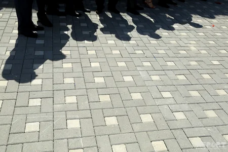 Təhsil naziri məcburi köçkün şagirdlərin Son zəngində  - FOTOREPORTAJ