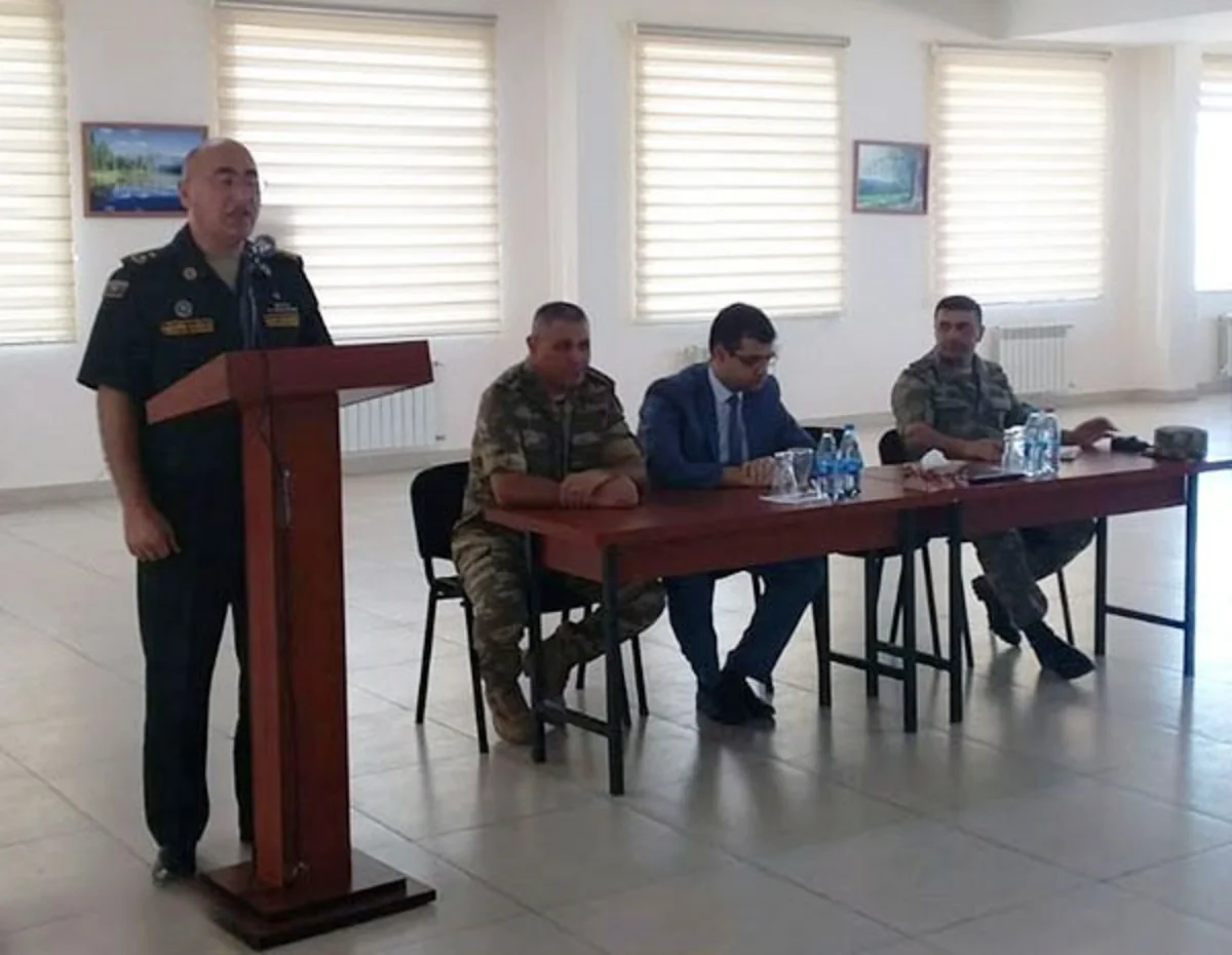 Müdafiə Nazirliyi və Dini Qurumlarla İş üzrə Dövlət Komitəsi hərbi hissədə tədbir keçirib