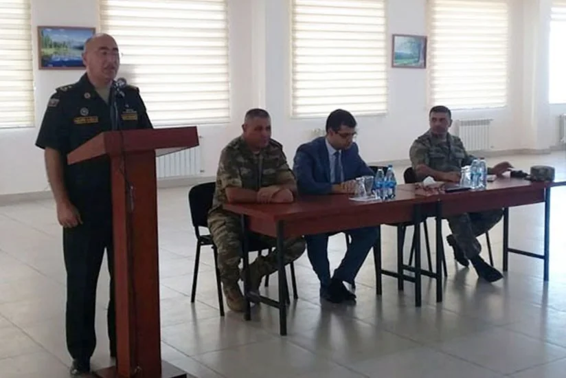 Müdafiə Nazirliyi və Dini Qurumlarla İş üzrə Dövlət Komitəsi hərbi hissədə tədbir keçirib
