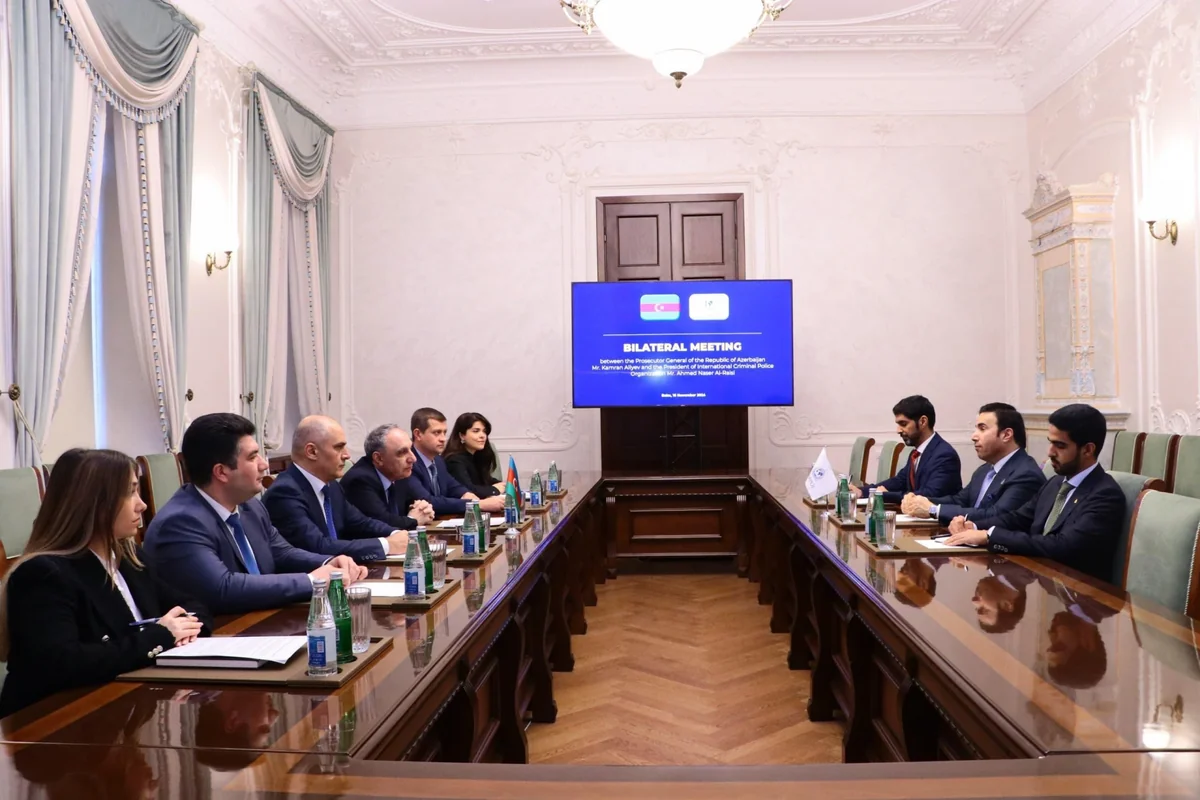 Azerbaijani prosecutor general, Interpol president mull bilateral cooperation