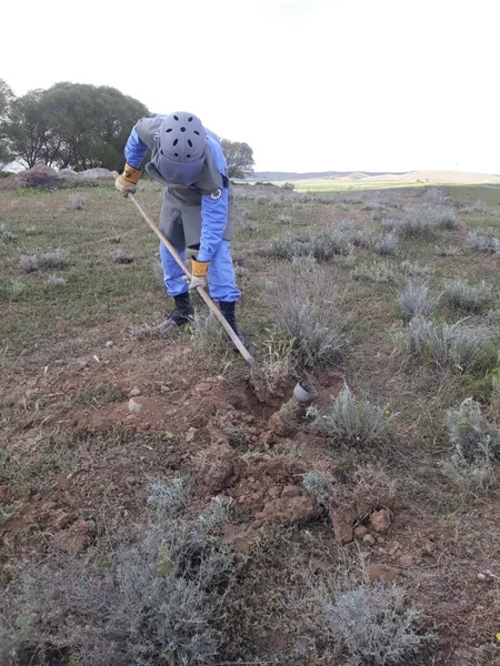Füzulidə 1 ədəd partlamış raket mərmisi aşkar olunub