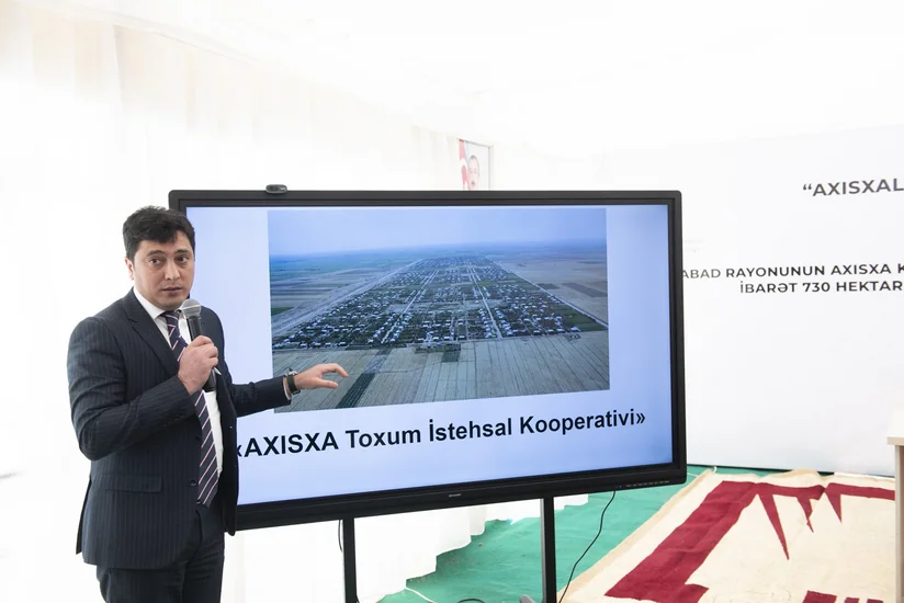 Sabirabadda “Axısxalılar Toxum İstehsal Kooperativi”nin təqdimat mərasimi keçirilib