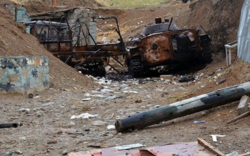 Several other enemy vehicles destroyed and wrecked 