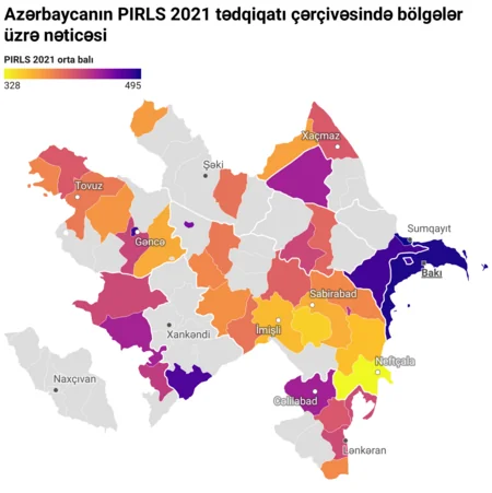 Azərbaycanda məktəblilər arasında yaxşı və zəif oxu göstəriciləri üzrə nəticələr açıqlanıb
