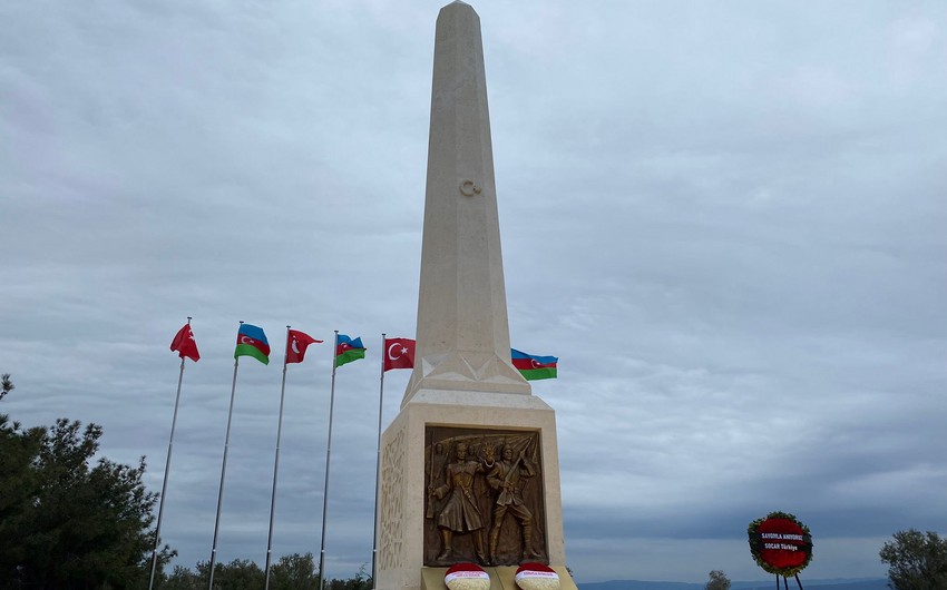 Çanaqqalada Azərbaycan şəhidləri abidəsi ucaldılıb