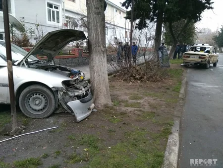 Qaxda yol qəzası olub, xəsarət alan var - FOTO