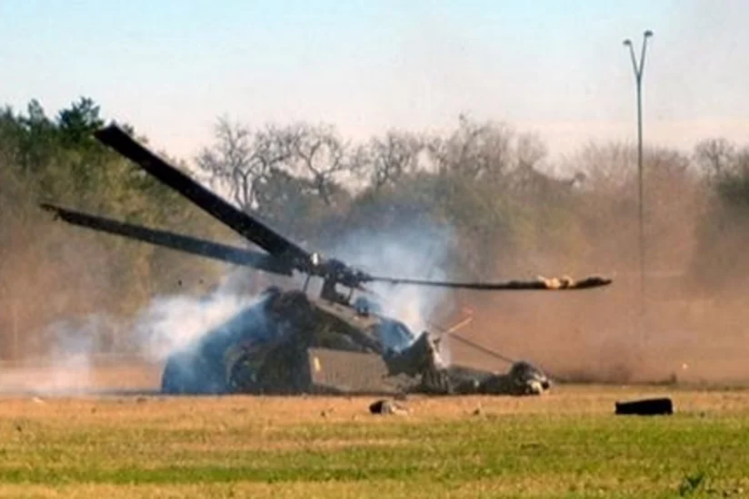 ​Səudiyyə Ərəbistanı sərhədində hərbi helikopter qəzaya uğrayıb, 2 pilot ölüb