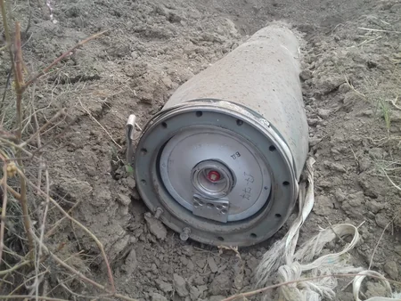 Cəbhəyanı ərazilərdə partlamış mərmi qalıqları aşkar olunub