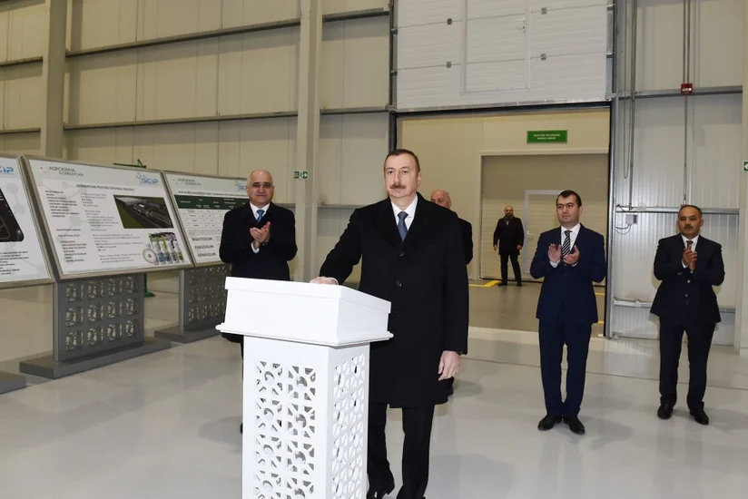 President Ilham Aliyev visits Sumgayit Chemical Industrial Park
