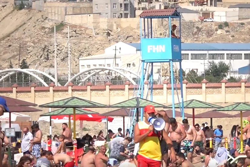 FHN çimərliklərdə təhlükəsizlik qaydaları ilə əlaqədar əhaliyə müraciət edib
