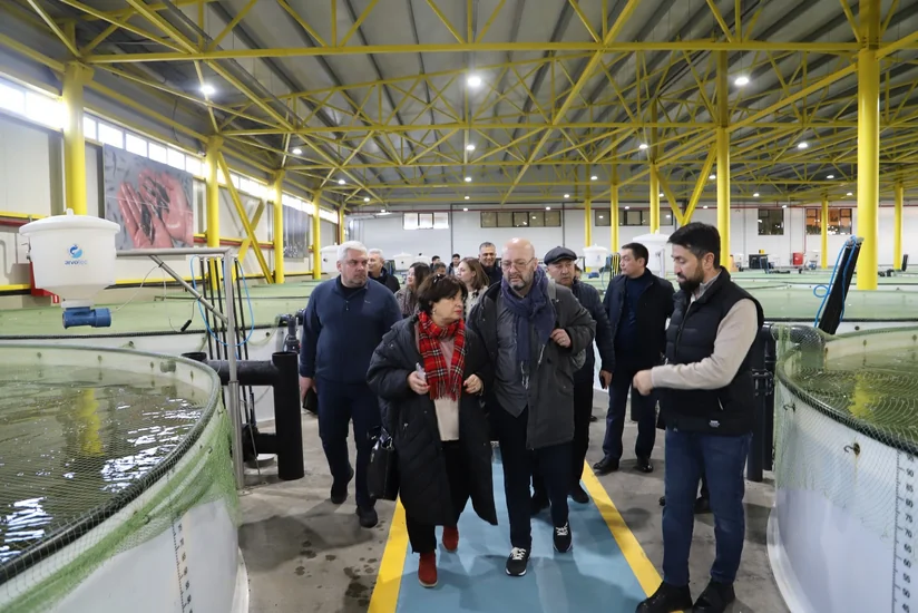 Regional Komissiya iclasının iştirakçıları Nərəmiz balıqyetişdirmə zavodunda olub