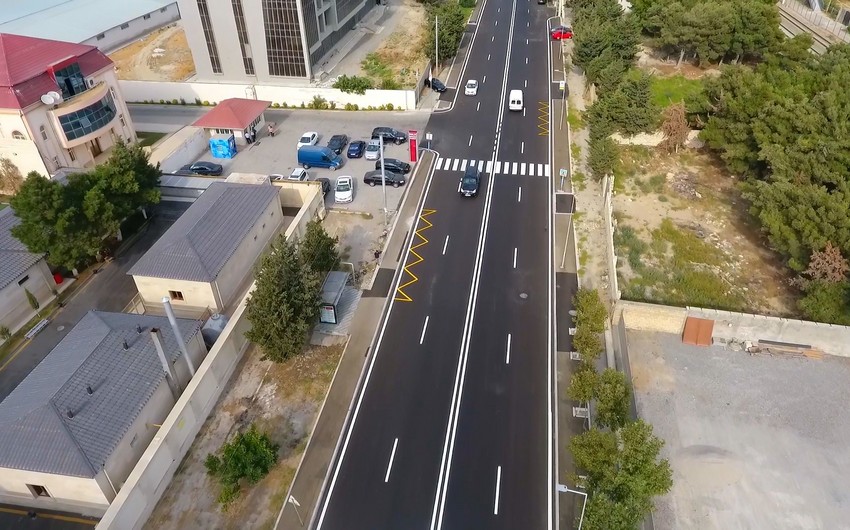 Bakıxanov qəsəbəsində daha bir küçə təmir edilib 