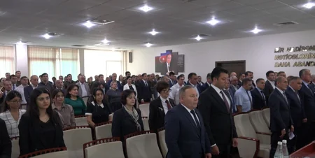 FHN Ümummilli Lider Heydər Əliyevin 100 illiyinə həsr olunan konfrans keçirib