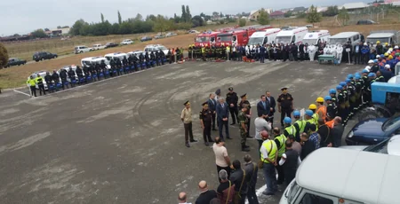 Mülki  müdafiə qüvvələri ilə xəbərdarlıq və toplanış üzrə məşq keçirilib