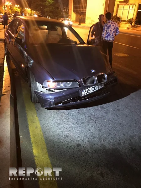 Bakıda sərxoş sürücü qəza törədib - FOTO - VİDEO - YENİLƏNİB