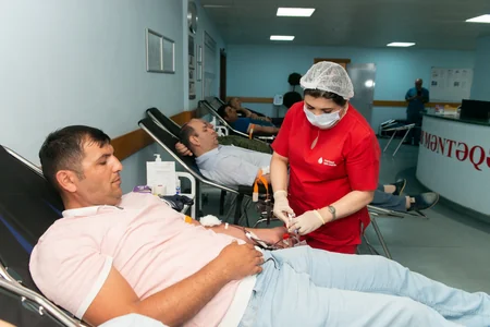 A blood donation campaign was held at Baku Steel Company CJSC