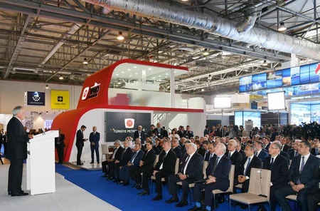 Prezident İlham Əliyev XXVI Beynəlxalq “Xəzər Neft və Qaz-2019” sərgi və konfransının açılışında iştirak edib - YENİLƏNİB