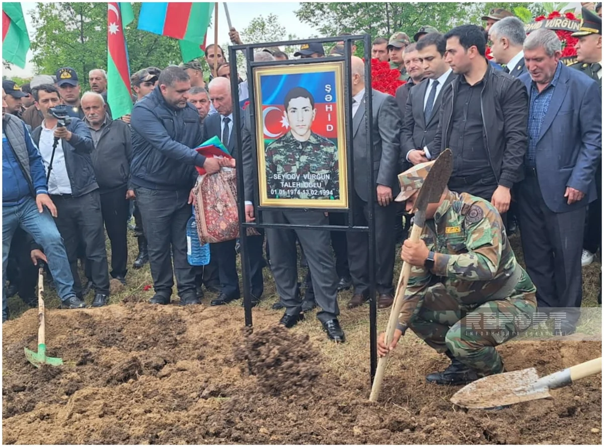 Ağsuda Birinci Qarabağ müharibəsinin şəhidi Vurğun Seyidov dəfn edilib – YENİLƏNİB