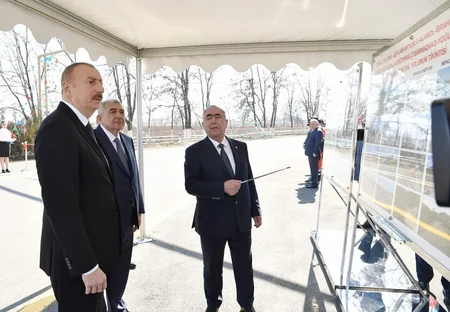 Tovuzda avtomobil yolu yenidən qurulub