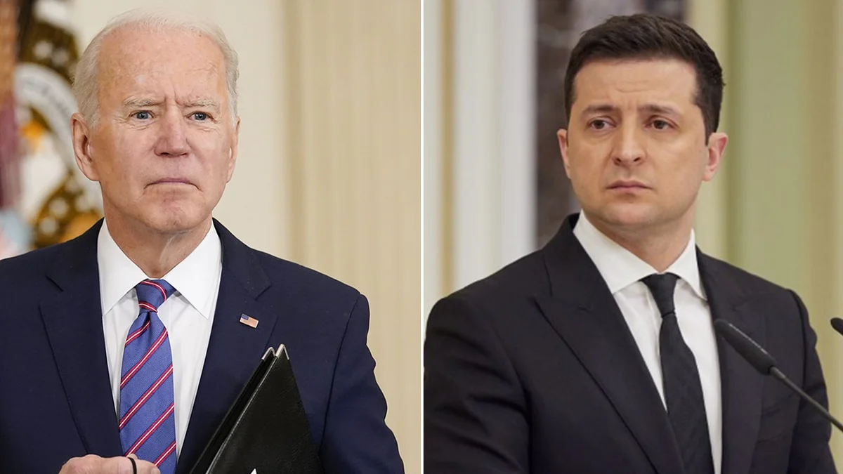 Zelenski Baydenlə Ukraynanın hava hücumundan müdafiəsini müzakirə edib