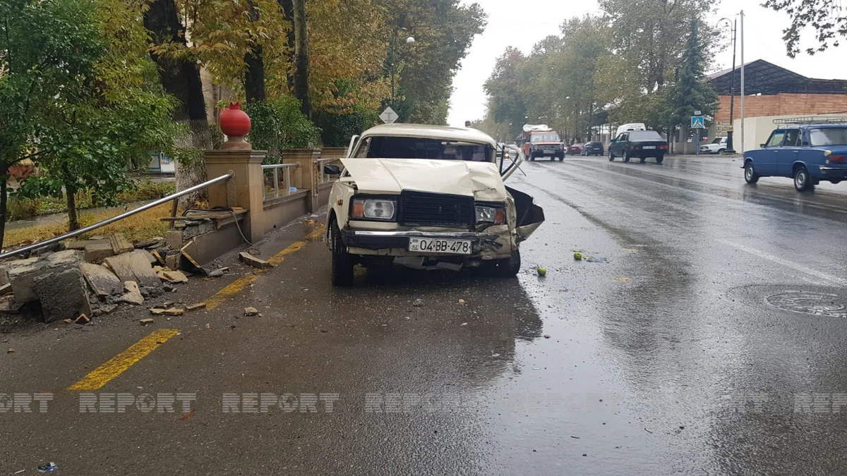 Göyçayda yol qəzası olub, xəsarət alanlar var