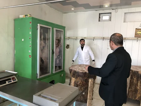 Qanunsuz heyvan kəsimi və ət satışı məntəqələrinə qarşı reyd keçirilib