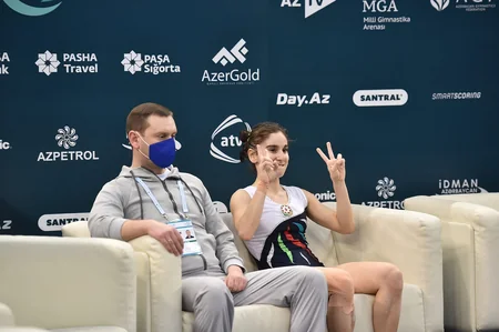 Azərbaycan gimnastı Dünya Kubokunda tarixi medal qazanıb