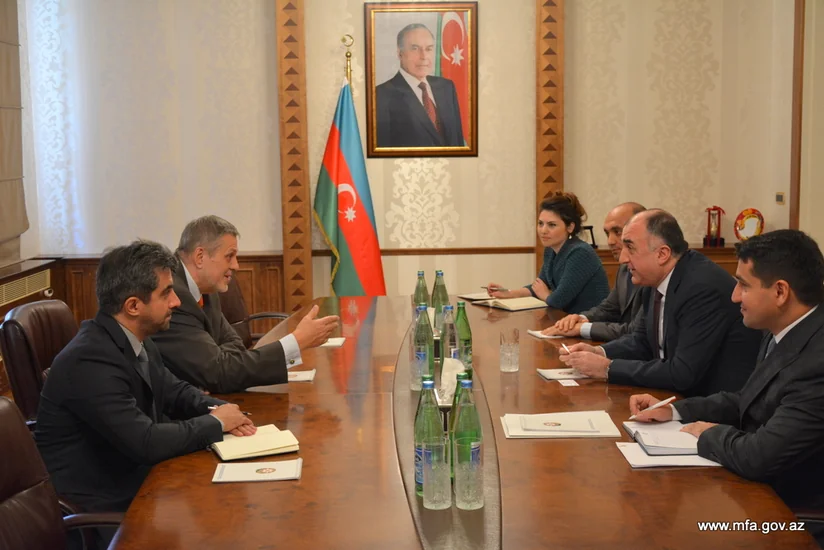 Elmar Məmmədyarov BMT baş katibinin İraq üzrə xüsusi nümayəndəsi ilə görüşüb