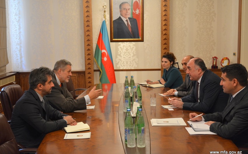 Elmar Məmmədyarov BMT baş katibinin İraq üzrə xüsusi nümayəndəsi ilə görüşüb