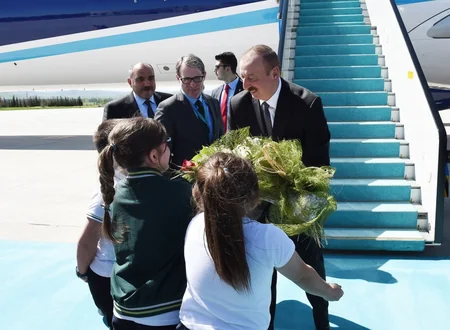 Prezident İlham Əliyevin Türkiyəyə rəsmi səfəri başlayıb